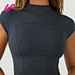 ribbed crop shirt